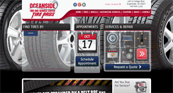 Desktop Screenshot of oceansidetireandservicecenter.com