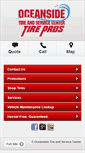 Mobile Screenshot of oceansidetireandservicecenter.com